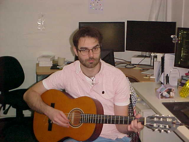 me with a guitar